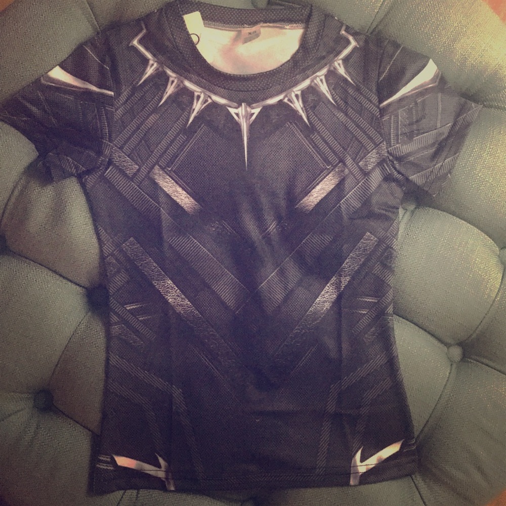 Blackpanther spandex shirt